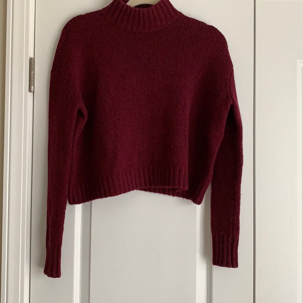 Mock turtleneck sweater